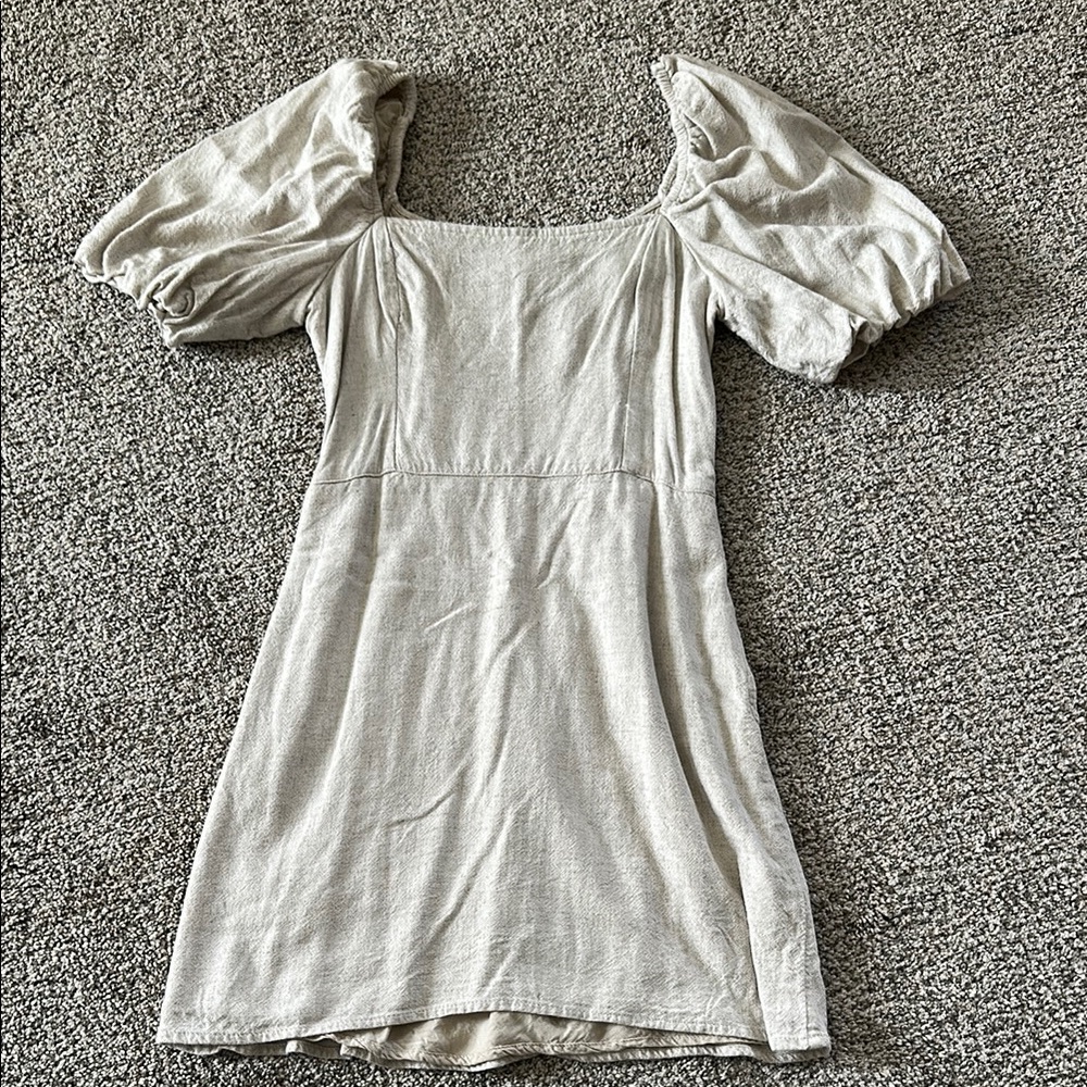 Abercrombie & Fitch Cream Mini Dress